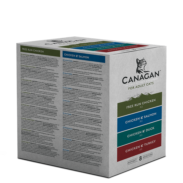 Canagan - Adult Multipack Wet Cat Food Pouch (For Adult Cats)
