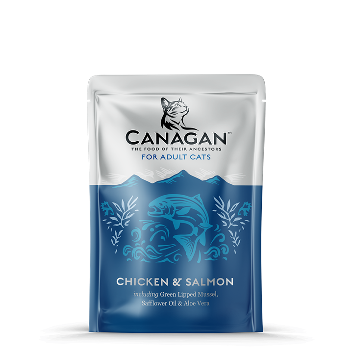 Canagan - Chicken & Salmon Wet Cat Food Pouch (For Adults)