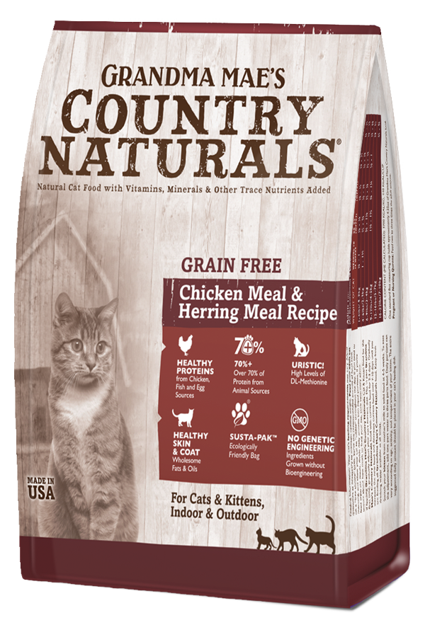 Country Natural's - Grain Free Chicken Meal & Herring Meal Recipe for Cats & Kittens