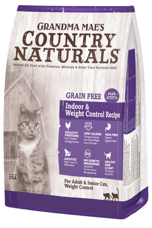 Country Natural's - Grandma Mae’s Country Naturals Grain Free Weight Control/Hairball Recipe Cat Food