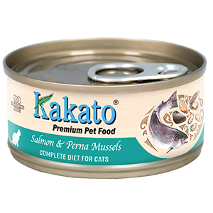 Kakato - Salmon & Perna Mussels (for cats - all life stages)