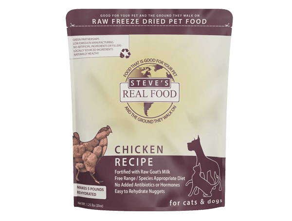 Steve's Real Food - Freeze - Dried Raw Dog Food Chicken Recipe