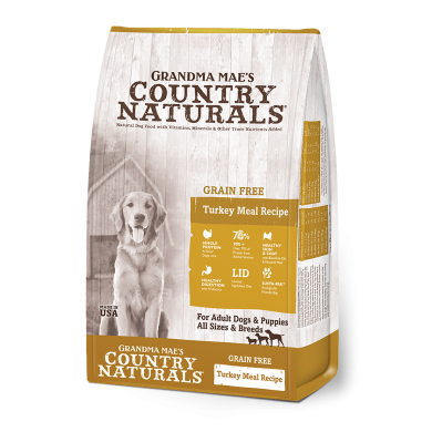 Country Naturals 無穀物火雞低敏配方狗糧 (黃) 25lbs