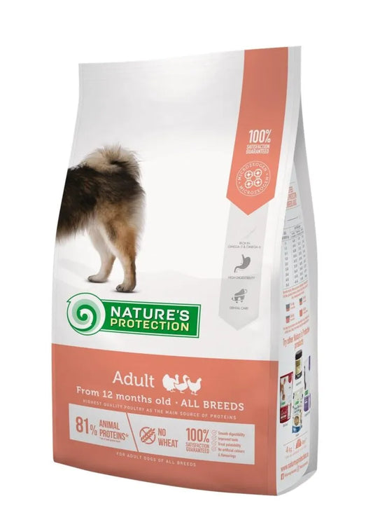 Nature's Protection 中型成犬雞魚狗糧 12kg