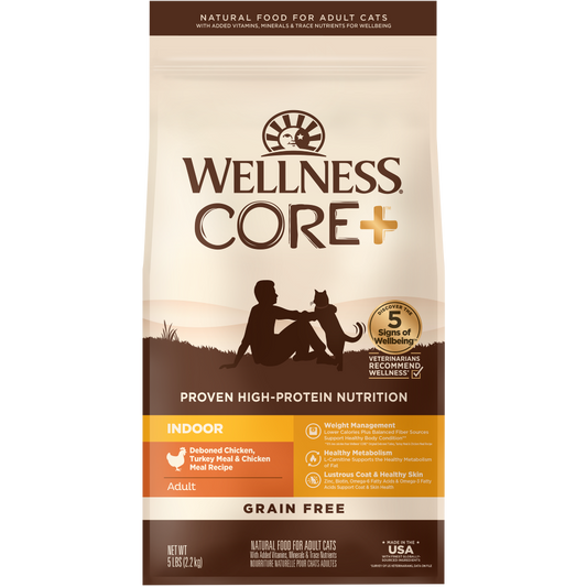 Wellness Core 室內貓 無穀新鮮雞肉 5lbs