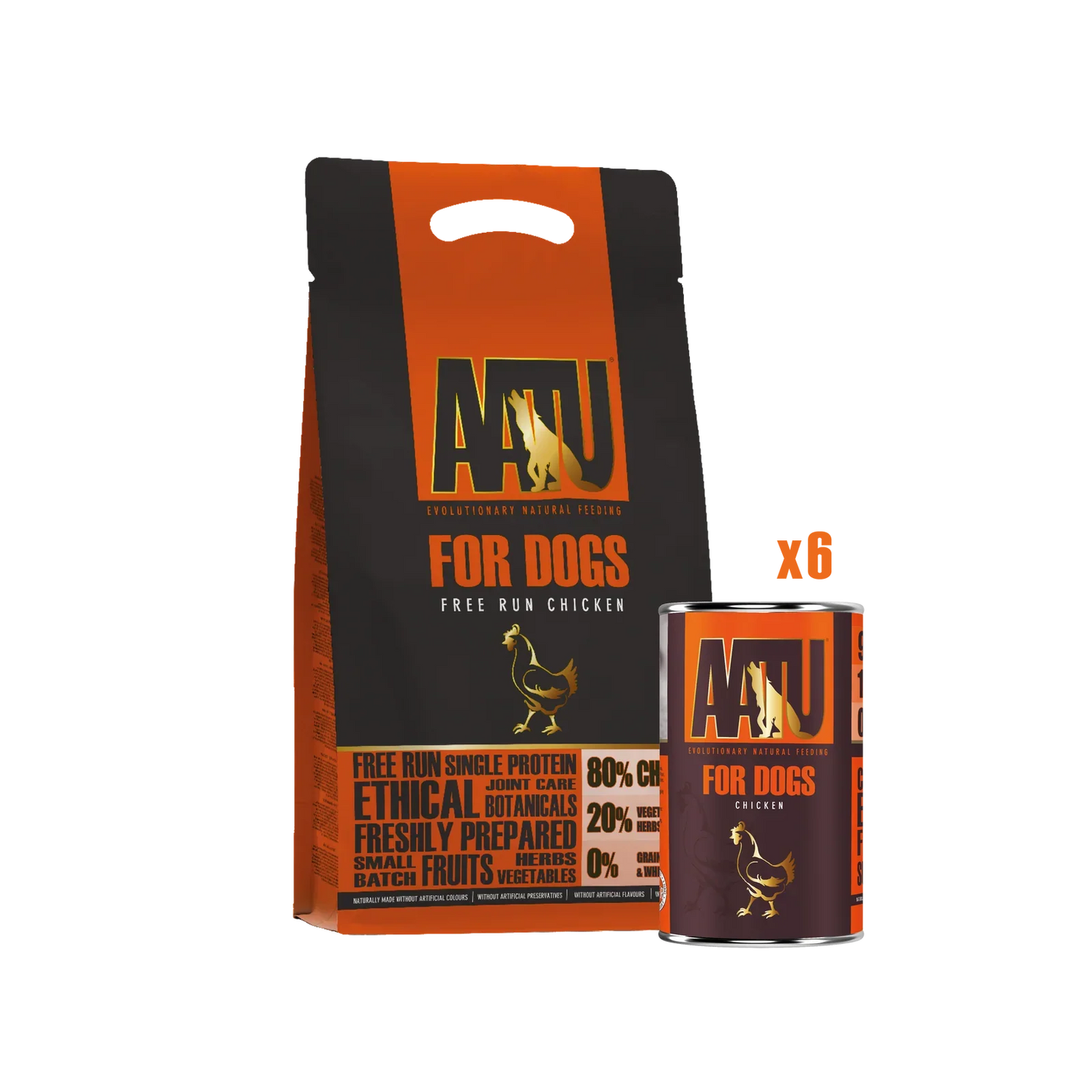 AATU - AATU Chicken Dry & Wet Dog Food Bundle
