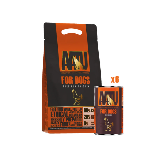 AATU - AATU Chicken Dry & Wet Dog Food Bundle