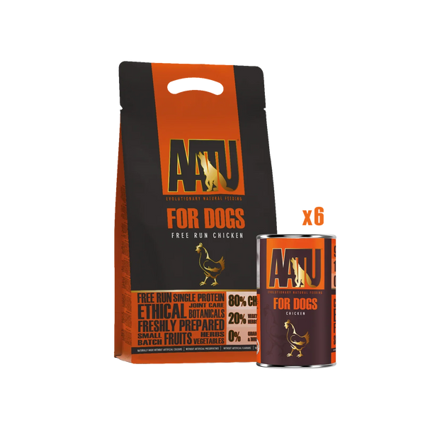 AATU - AATU Chicken Dry & Wet Dog Food Bundle