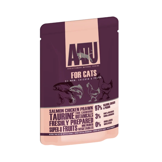AATU - Salmon, Chicken & Prawn Wet Cat Food