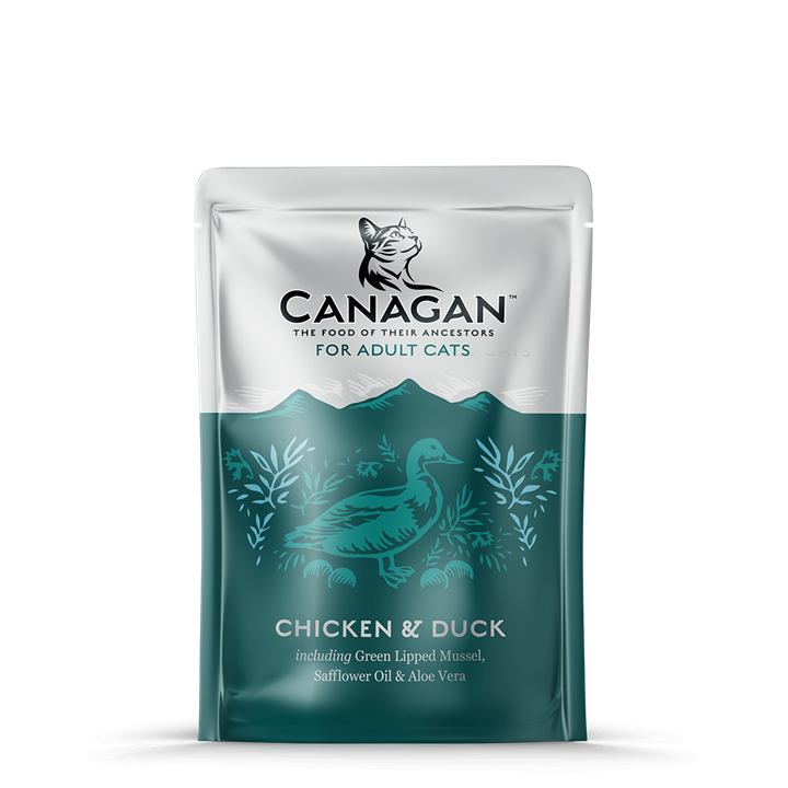 Canagan - Chicken & Duck Wet Cat Food Pouch (For Adults)