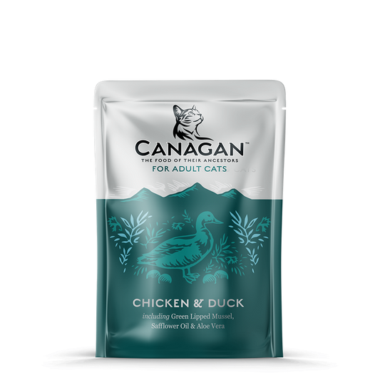 Canagan - Chicken & Duck Wet Cat Food Pouch (For Adults)