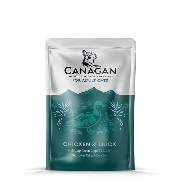 Canagan - Chicken & Duck Wet Cat Food Pouch (For Adults)
