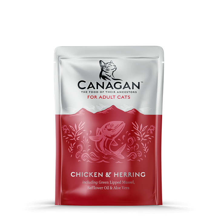 Canagan - Chicken & Herring Wet Cat Food Pouch (For Adults)