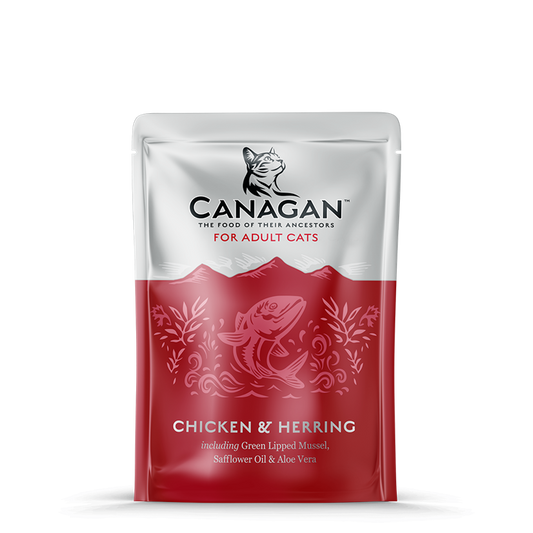 Canagan - Chicken & Herring Wet Cat Food Pouch (For Adults)