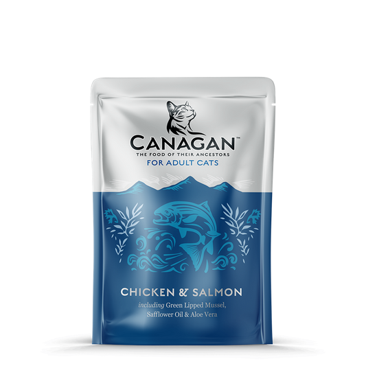 Canagan - Chicken & Salmon Wet Cat Food Pouch (For Adults)