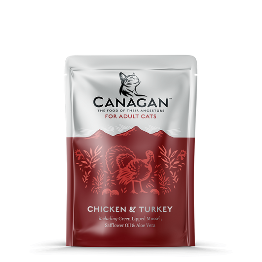 Canagan - Chicken & Turkey Wet Cat Food Pouch (For Adults)