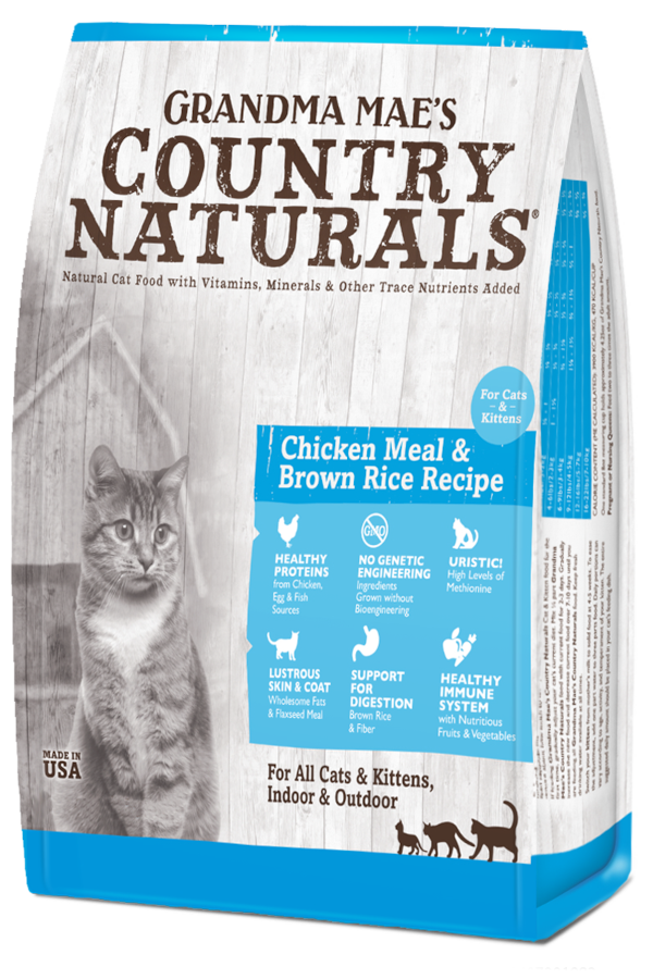 Country Natural's - Chicken Meal & Brown Rice Recipe for Cats & Kittens