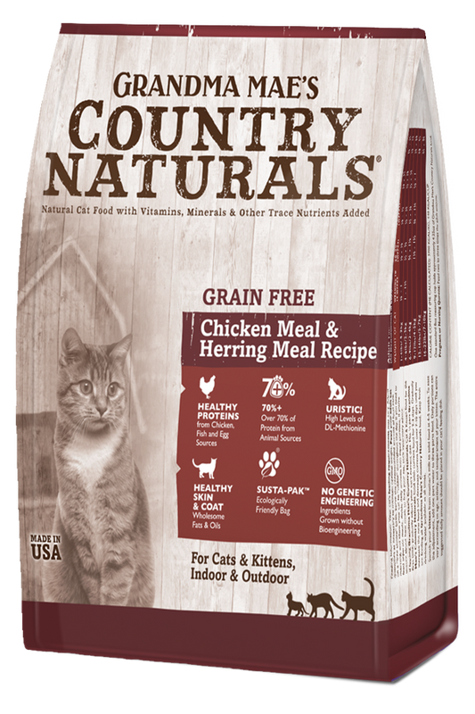 Country Natural's - Grain Free Chicken Meal & Herring Meal Recipe for Cats & Kittens