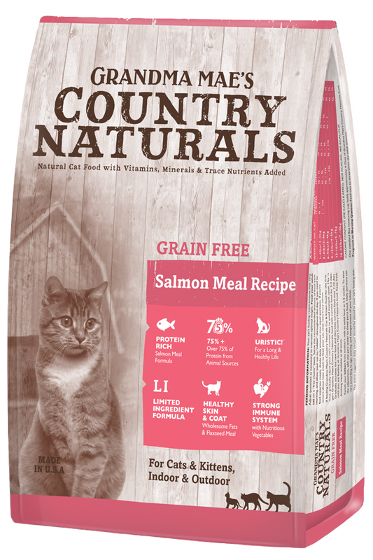 Country Natural's - Grain Free Salmon Meal Recipe for Cats & Kittens