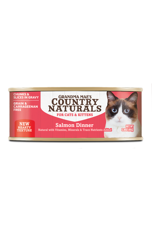 Country Natural's - Salmon Slices in Gravy: 2.8oz