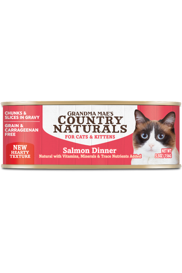 Country Natural's - Salmon Slices in Gravy: 5.5oz