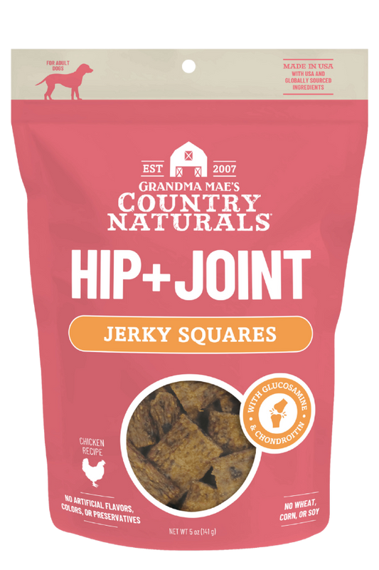 Country Natural's - Hip & Joint Support Jerky Squares, Chicken