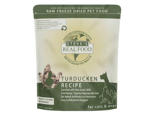 Steve's Real Food - Freeze - Dried Raw Dog Food Turducken Recipe