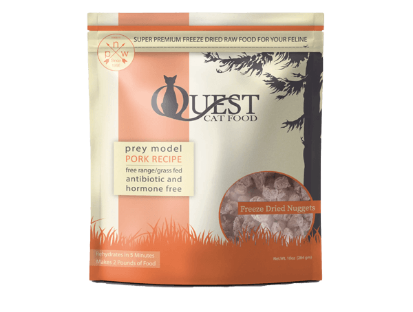 Steve's Real Food - Quest Freeze - Dried Raw Cat Food Pork Recipe