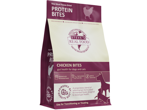 Steve's Real Food - Steve's Chicken Protein Bites | Freeze - Dried Treats for Dogs & Cats